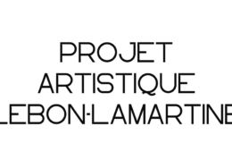 Projet artistique Lebon-Lamartine